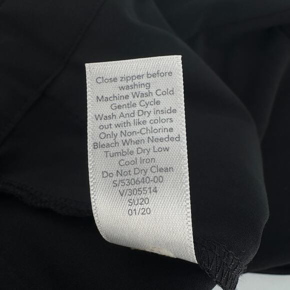 Athleta Skyline II Pant Ankle Jogger Active Pant Paperbag Size 6 Black - Picture 5 of 10